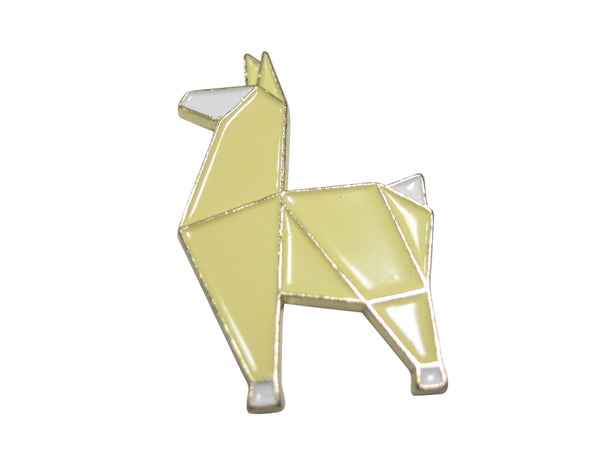 Beige Toned Llama Alpaca Magnet
