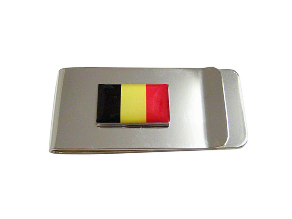 Belgium Flag Pendant Money Clip