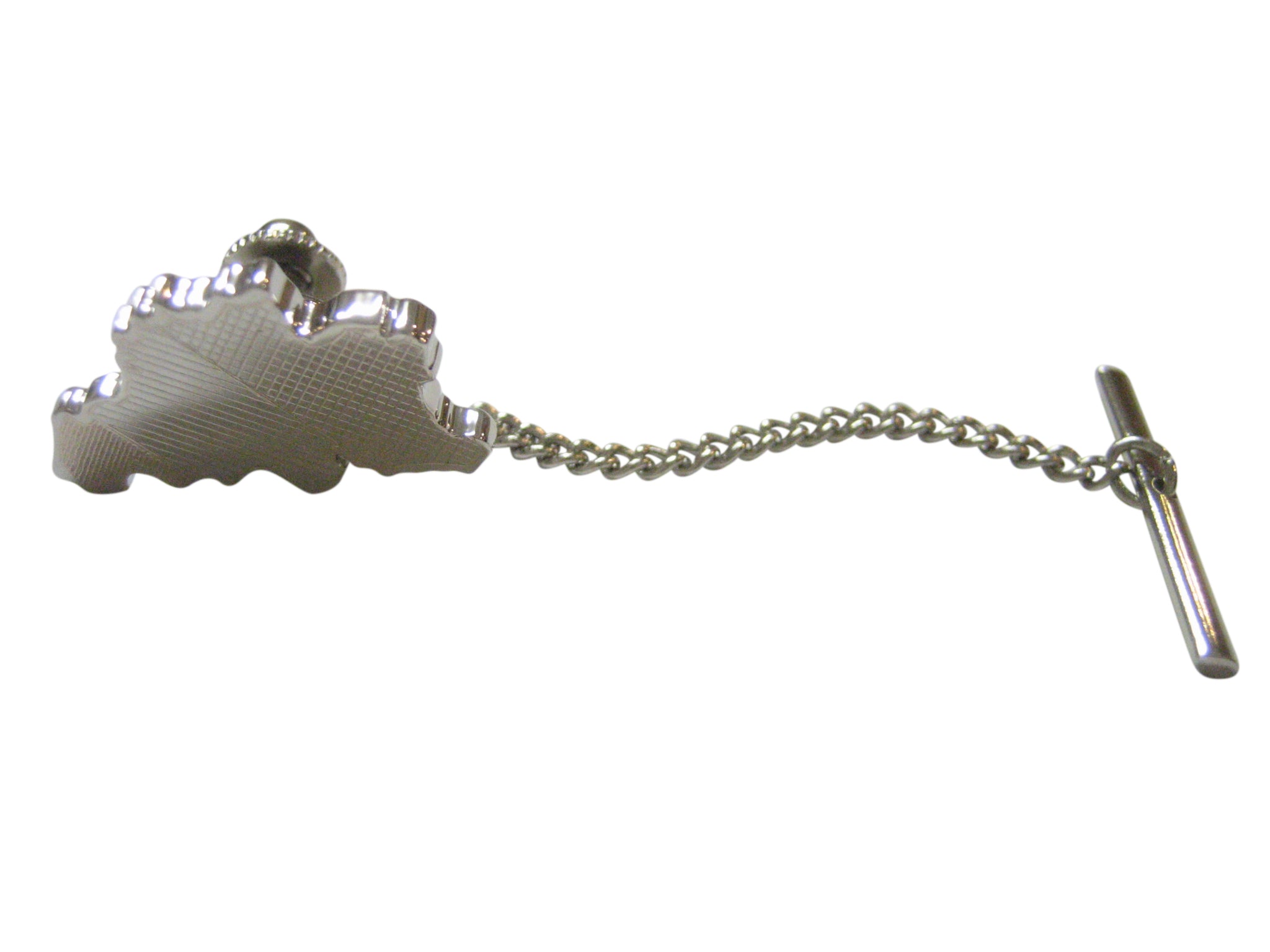 Belgium Map Shape and Flag Design Tie Tack