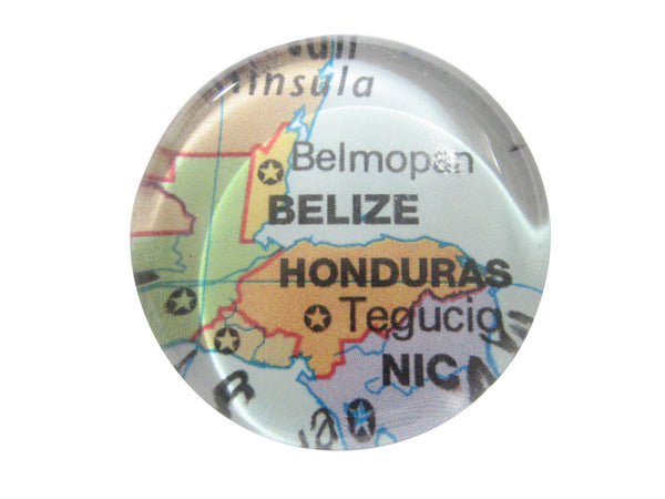 Belize Map Pendant Magnet