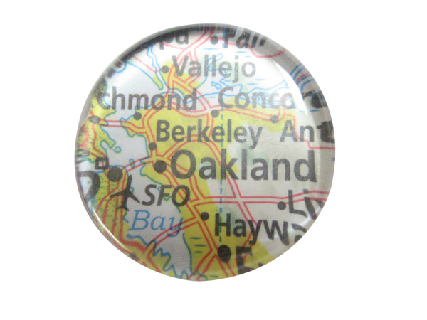 Berkeley California Map Pendant Magnet