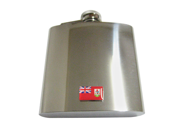 Bermuda Flag 6 Oz. Stainless Steel Flask