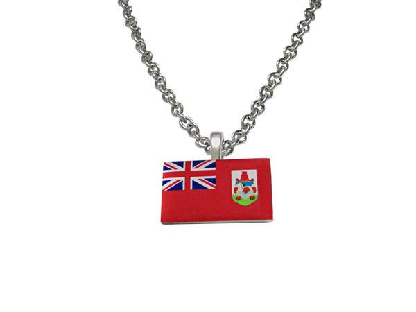 Bermuda Flag Pendant Necklace