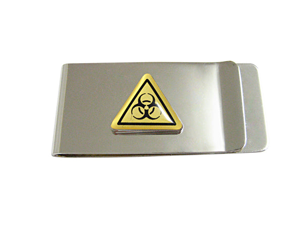 Biohazard Warning Sign Money Clip