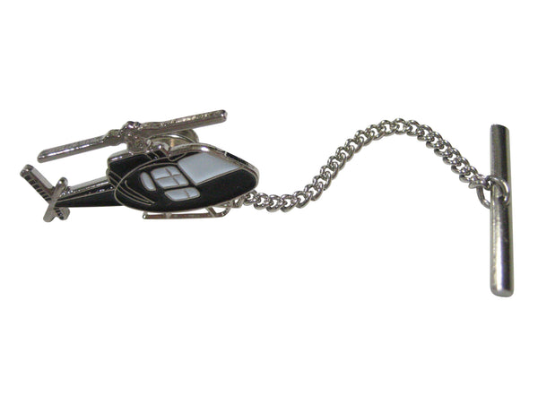 Black Helicopter Chopper Tie Tack