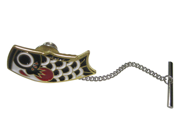 Black Toned Festival Koi Flag Koinobori Tie Tack