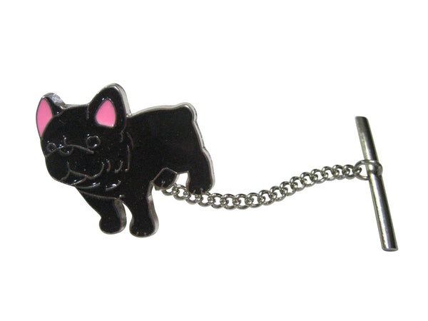 Black Toned French Bulldog Tie Tack