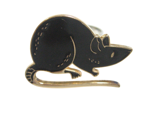 Black Toned Rat Adjustable Size Fashion Ring