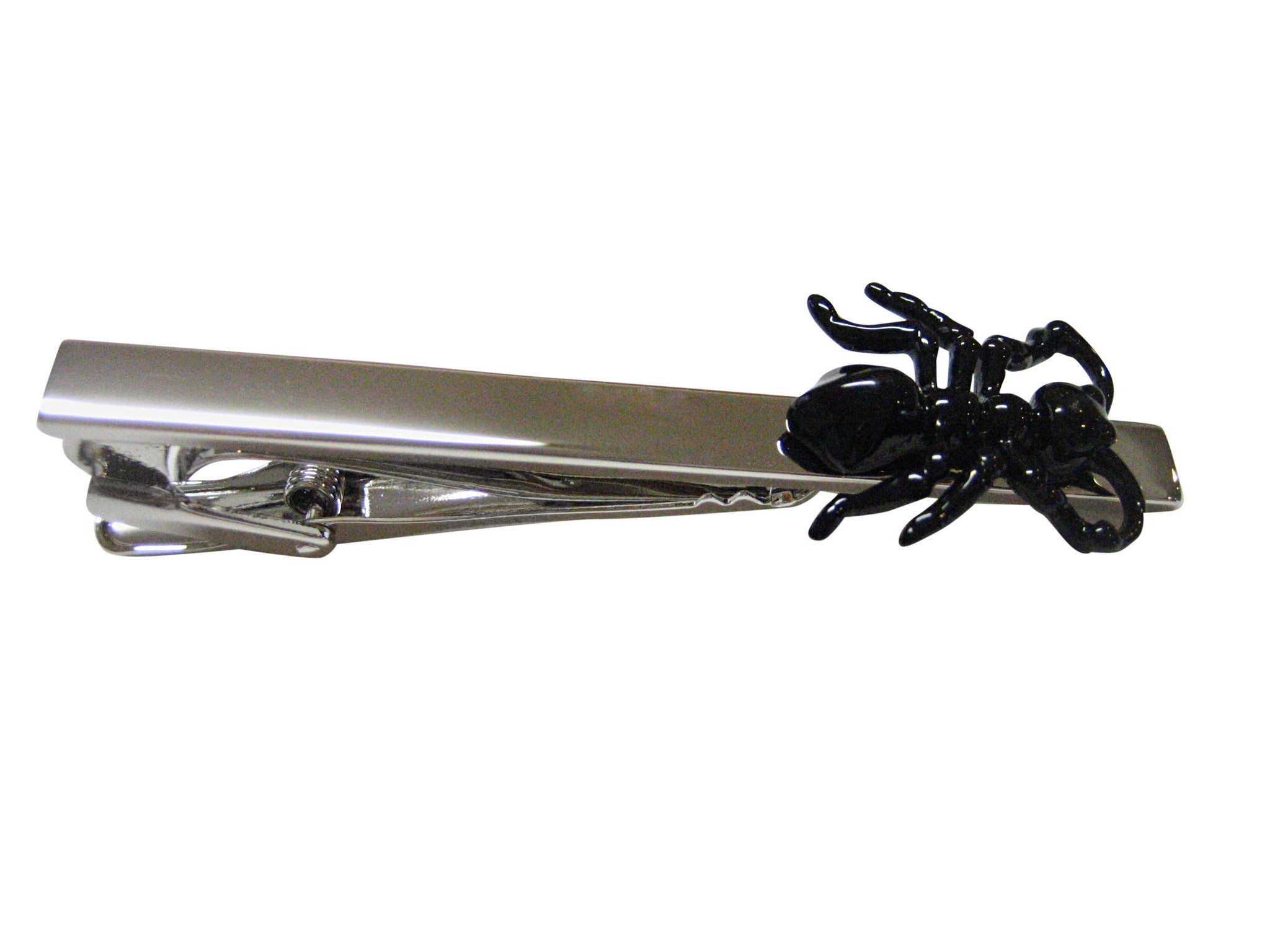 Black Ant Insect Square Tie Clip