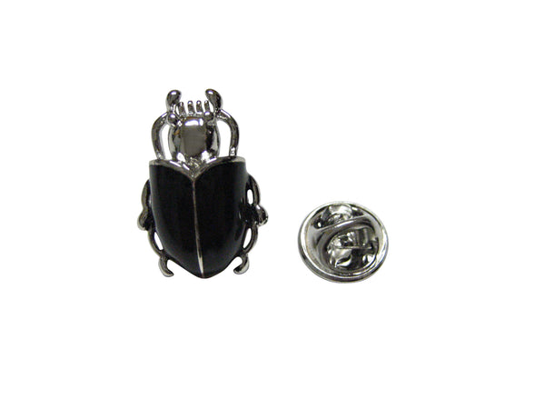 Black Beetle Insect Lapel Pin