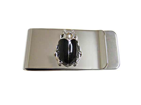 Black Beetle Insect Money Clip