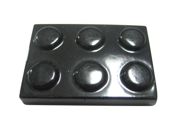 Black Building Block Toy Magnet