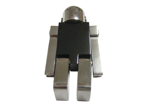 Black Chrome Robot Magnet