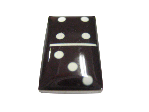 Black Domino Gaming Pendant Magnet