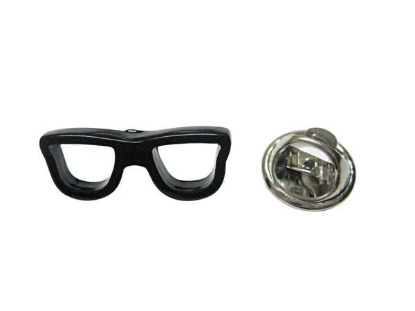 Black Glasses Lapel Pin
