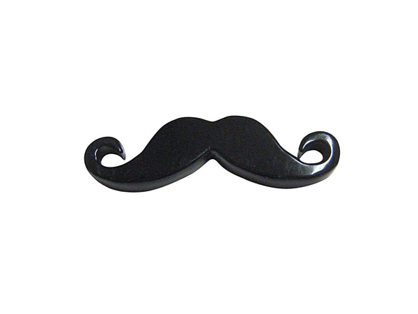 Black Hipster Mustache Magnet