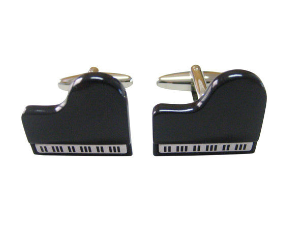 Black Musical Piano Cufflinks