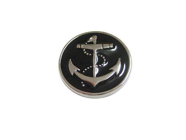 Black Nautical Anchor Magnet