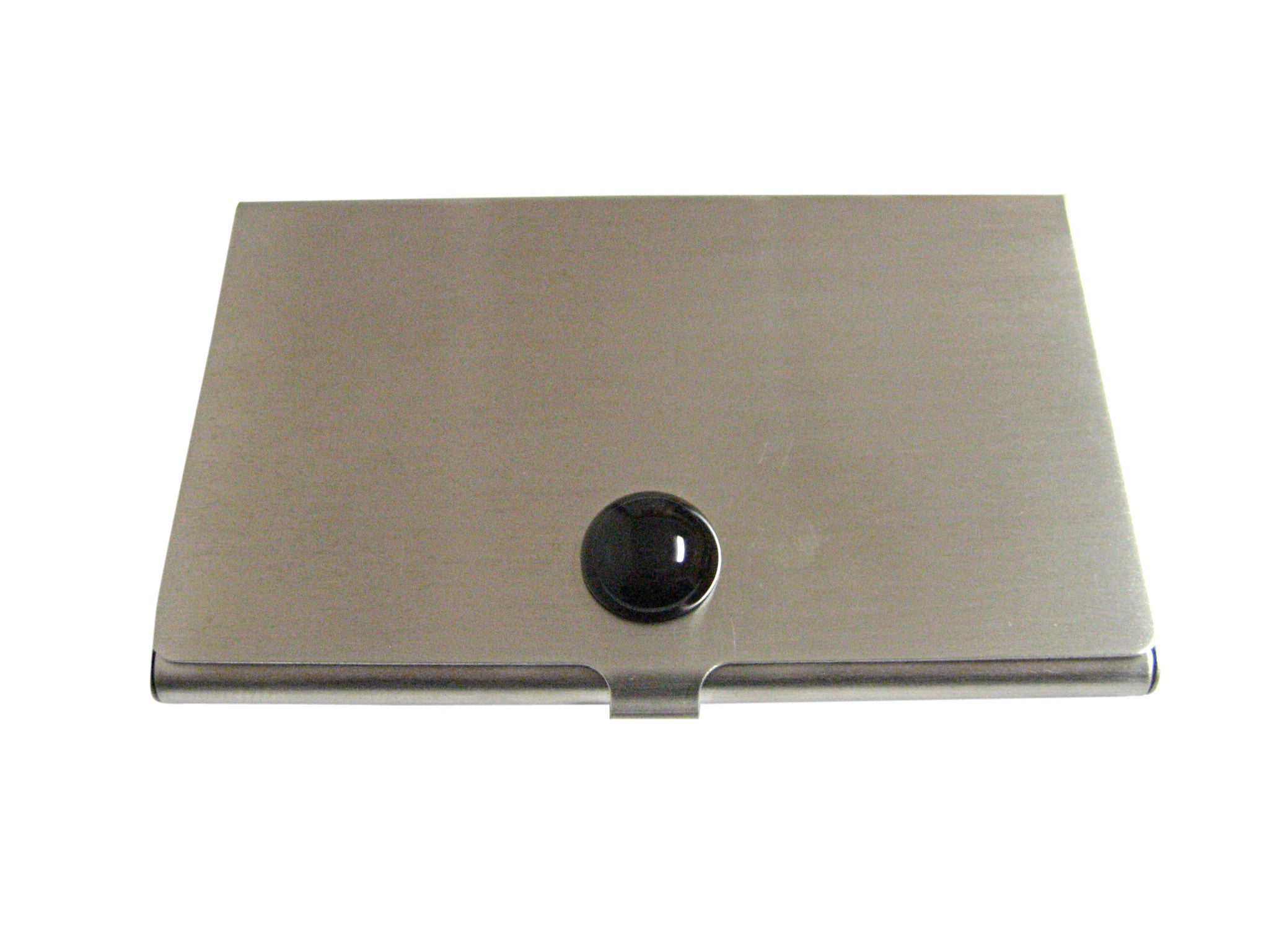 Black Onyx Gemstone Business Card Holder