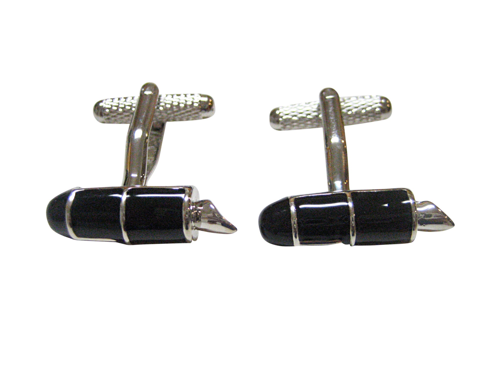 Black Toned Fountain Pen Cufflinks