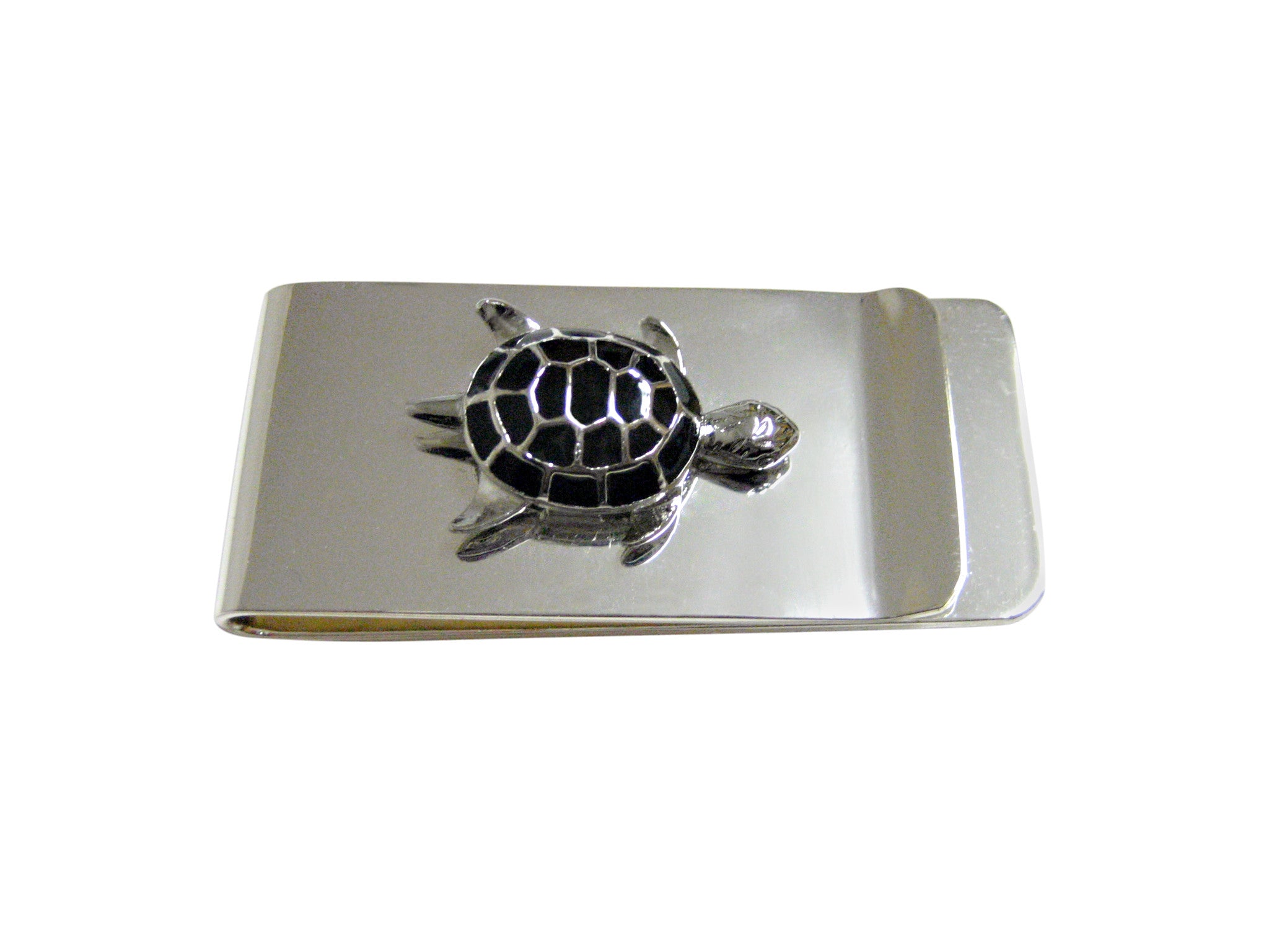 Black Turtle Tortoise Money Clip