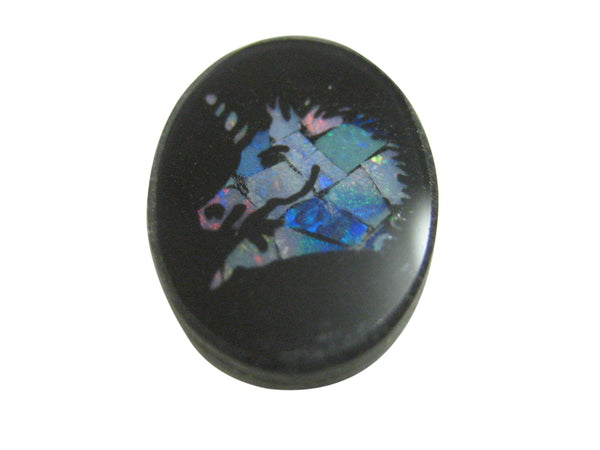 Black Unicorn Pendant Magnet