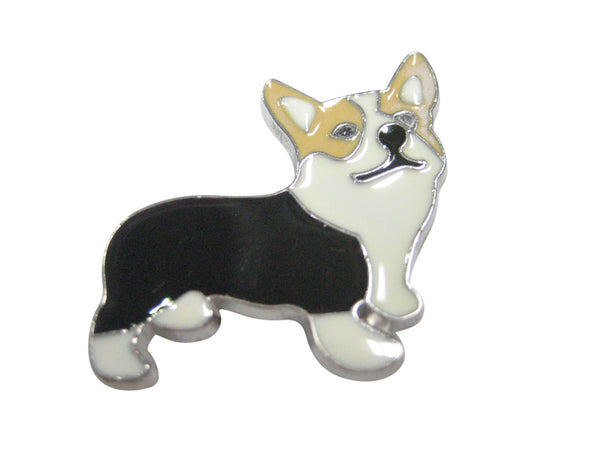Black and Beige Toned Corgi Dog Magnet