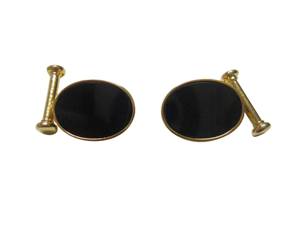 Black and Gold Toned Chain Cufflinks