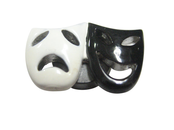 Black and White Drama Mask Magnet