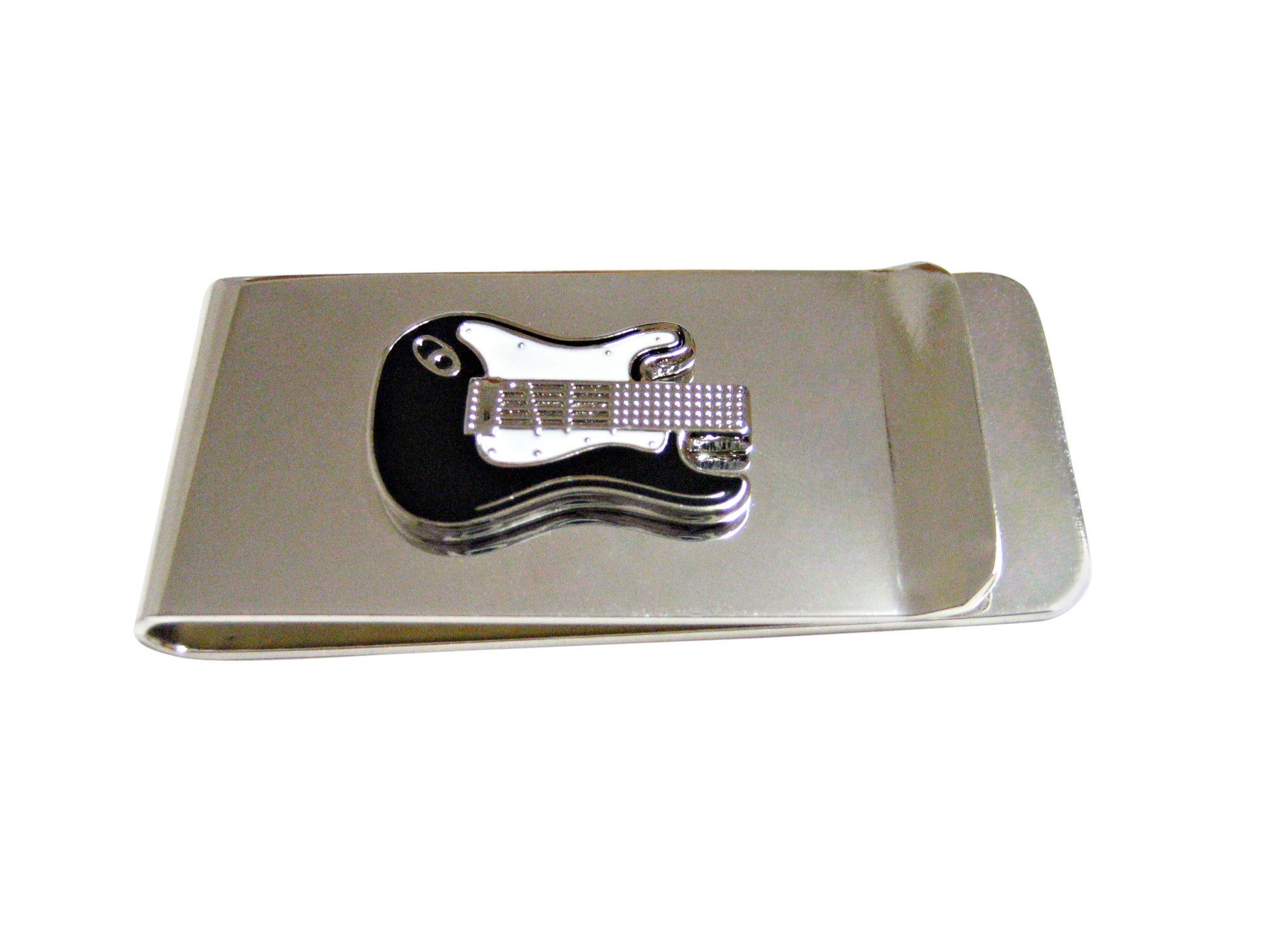Black and White Toned Guitar Money Clip