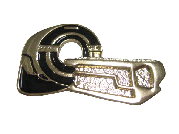 Black and Gold Toned Medical MRI Magnetic Resonance Imaging Machine Radiologist Magnet