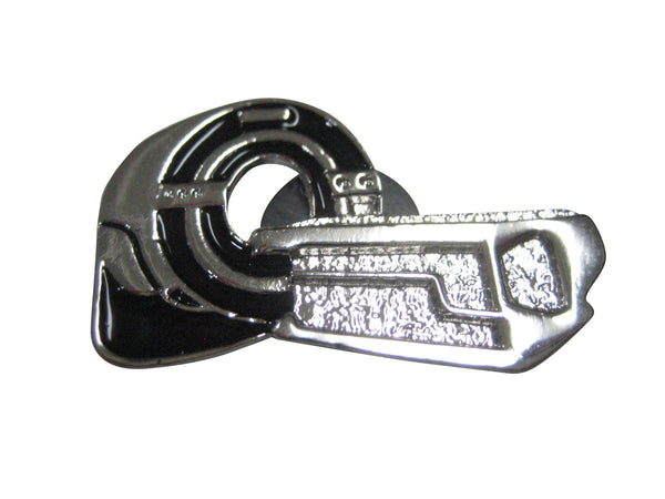 Black and Silver Toned Medical MRI Magnetic Resonance Imaging Machine Radiologist Magnet