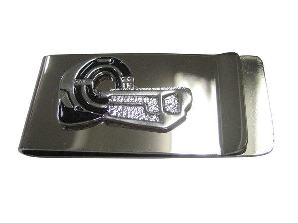 Black and Silver Toned Medical MRI Magnetic Resonance Imaging Machine Radiologist Money Clip