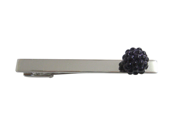 Blackberry Fruit Square Tie Clip
