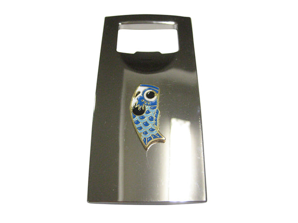 Blue Toned Festival Koi Flag Koinobori Bottle Opener