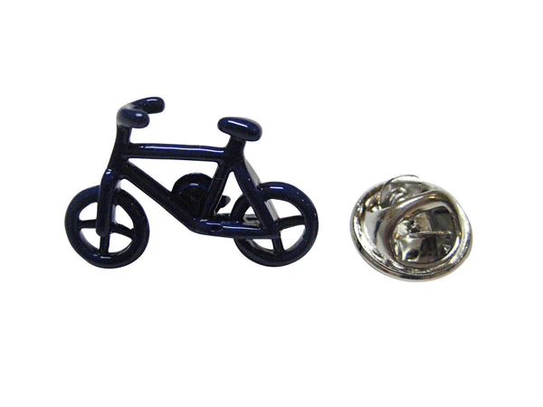 Blue Simple Bicycle Lapel Pin