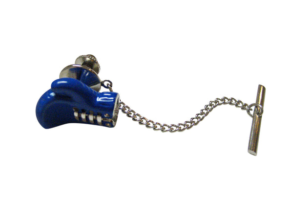 Blue Boxing Glove Tie Tack