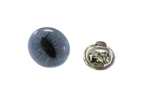 Blue Cat Eye Design Lapel Pin