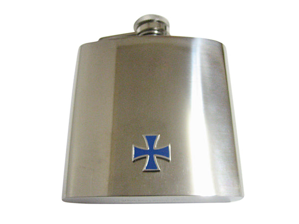 Blue Cross 6 Oz. Stainless Steel Flask