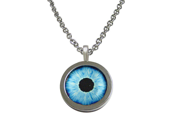Blue Eye Design Pendant Necklace
