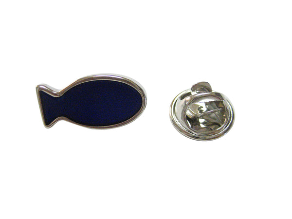 Blue Fish Lapel Pin