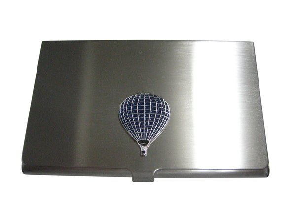 Blue Hot Air Balloon Business Card Holder