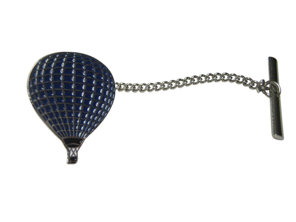 Blue Hot Air Balloon Tie Tack