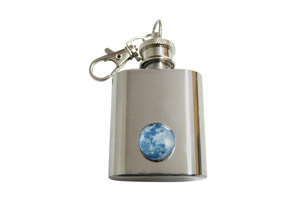 Blue Moon Keychain Flask