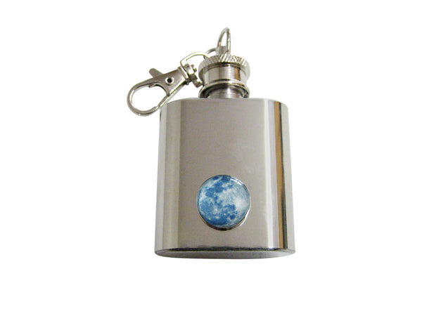 Blue Moon 1 Oz. Stainless Steel Key Chain Flask