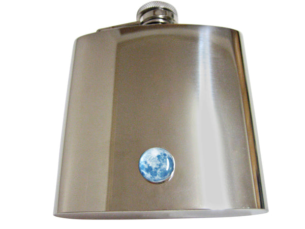 Blue Moon 6 Oz. Stainless Steel Flask