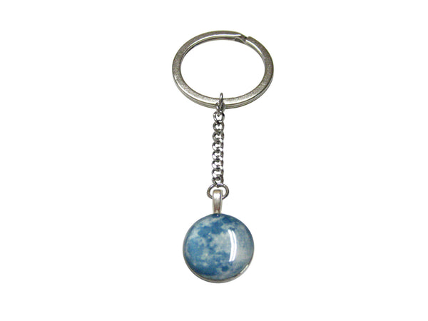 Blue Moon Pendant Keychain