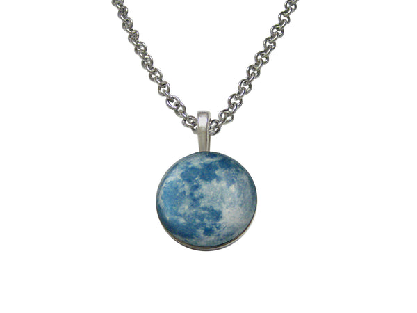 Blue Moon Pendant Necklace