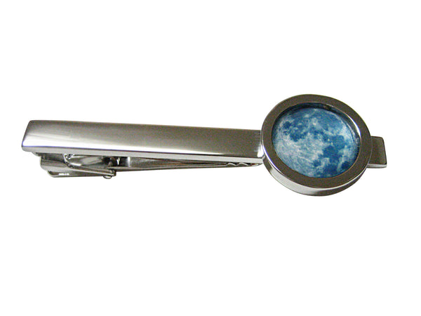 Blue Moon Square Tie Clip