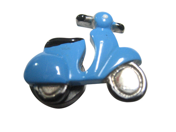 Blue Moped Scooter Magnet